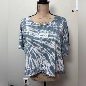 American Eagle Cropped Tie dye Tee